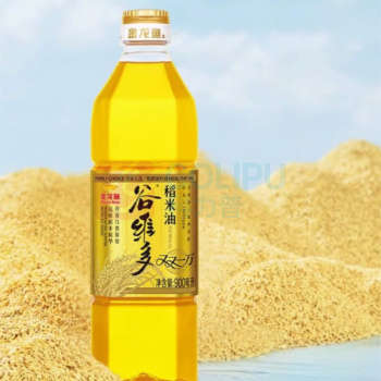 金龙鱼 双一万谷维多稻米油 900ml/瓶