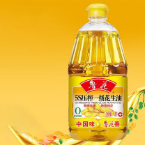 鲁花 5S压榨一级花生油 1.8L/桶 6桶/箱