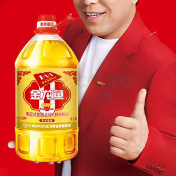 金龙鱼 食用油 非转基因 黄金比例零反式脂肪食用调和油 5L