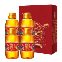胡姬花 国色添香古法小榨花生油 400ml*4瓶/盒