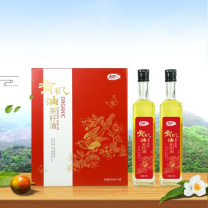 润心 有机山茶油红礼盒 500ml*2瓶/盒