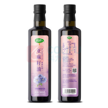 润心 亚麻籽油礼盒 500ml*2瓶/盒