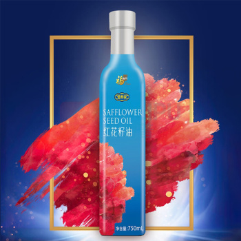 中粮福临门 营养家红花籽油礼盒 750ml*2/盒