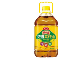 鲁花 低芥酸厨中香浓香菜籽油 4L/桶 (非转基因)