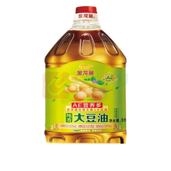 金龙鱼 纯香大豆油 营养强化维生素A 5L/桶 (非转基因)