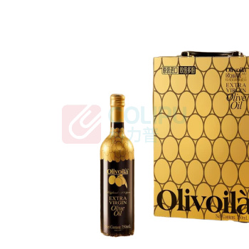 欧丽薇兰 Olivoila 高多酚特级初榨橄榄油 750ml*2瓶/盒