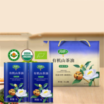 润心 有机生榨山茶油 1L*2