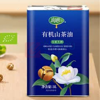 润心 有机生榨山茶油铁罐 3L (铁罐装)