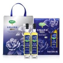 润心 有机鲜榨山茶油 500ml*2