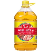 鲁花 香味家族系列5S压榨一级花生油 5L/桶