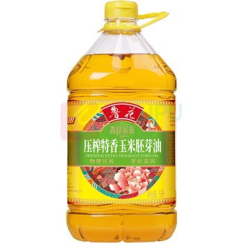 鲁花 香味家族玉米胚芽油 5L/桶 (非转基因)