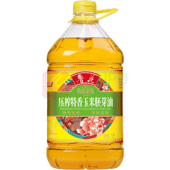 鲁花 香味家族玉米胚芽油 5L/桶 (非转基因)