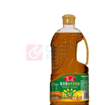 鲁花 低芥酸浓香菜籽油 1.6L/瓶