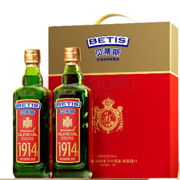 贝蒂斯 BETIS 特级初榨橄榄油 500ml*2瓶/盒