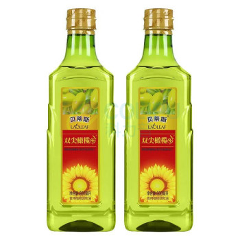 贝蒂斯 BETIS 双尖橄榄+葵花油礼盒 600ml*2瓶/盒