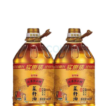 金龙鱼 外婆乡小榨巴蜀风味非转基因菜籽油 5.43L 计量单位:桶
