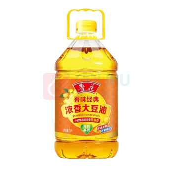 鲁花 香味经典浓香大豆油 5L