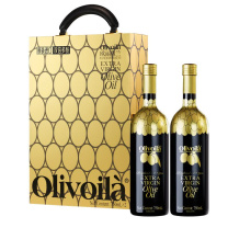 欧丽薇兰 Olivoila 高多酚特级初榨橄榄油 750ml*2/盒