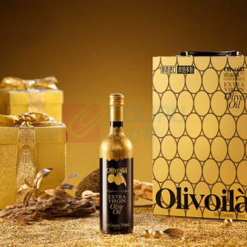 欧丽薇兰 Olivoila 高多酚特级初榨橄榄油 750ml*2/盒