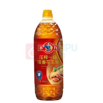 多力 MIGHTY 花生油压榨一级 压榨花生油 900ml*2