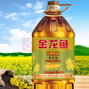 金龙鱼 压榨特香菜籽油 5L