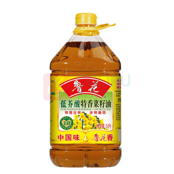 鲁花 低芥酸特香菜籽油 5L/桶 (非转基因)
