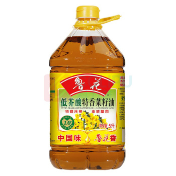鲁花 低芥酸特香菜籽油 5L/桶 (非转基因)