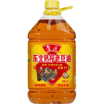 鲁花 东北熟榨老豆油 5L/桶 (非转基因)