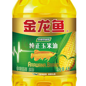 金龙鱼 纯正玉米油 4L*4桶/箱 (非转基因)