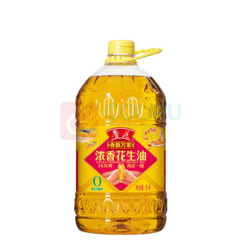 鲁花 香飘万家系列 5S压榨一级花生油 5L/桶