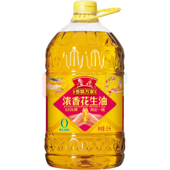 鲁花 香飘万家系列 5S压榨一级花生油 5L/桶