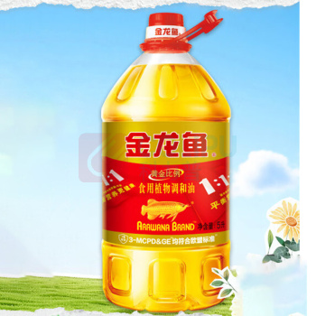 金龙鱼 黄金比例食用植物调和油 5L/桶 (转基因)