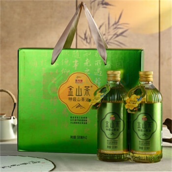 金龙鱼 金山茶特级山茶油 500mL*2