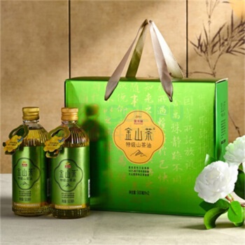 金龙鱼 金山茶特级山茶油 500mL*2
