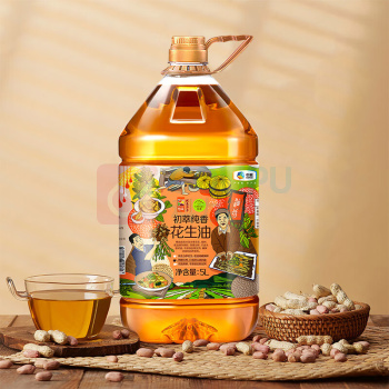 初萃 CHUCUI 中粮 花生油 5L