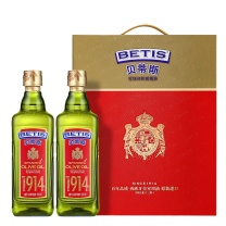 贝蒂斯 BETIS 特级初榨橄榄油 500ml*2瓶/盒 (不发区域新疆,内蒙,甘肃,青海,宁夏,西藏,海南,黑龙江,吉林,辽宁,港澳台)