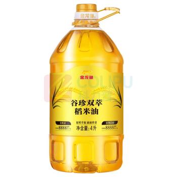 金龙鱼 稻米油 谷珍双萃 4L