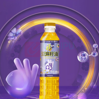 福临门 亚麻籽油 400ml*3