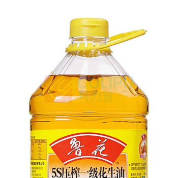 鲁花 5S压榨一级花生油 4L/桶 4桶/箱
