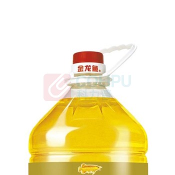 金龙鱼 压榨一级纯正花生油 5L/桶 4桶/箱