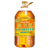 金龙鱼 压榨一级特香油酸多花生油 5L/桶 4桶/箱