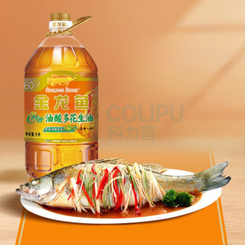 金龙鱼 压榨一级特香油酸多花生油 5L/桶 4桶/箱