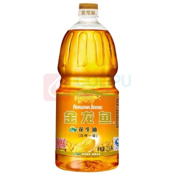 金龙鱼 压榨一级特香花生油 2.5L/桶 6桶/箱