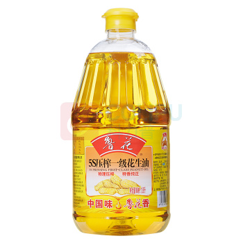 鲁花 5S压榨一级花生油 1.8L/桶 6桶/箱
