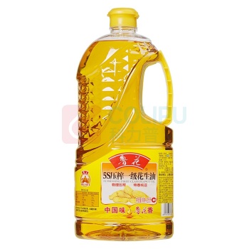 鲁花 5S压榨一级花生油 2.5L/桶 6桶/箱