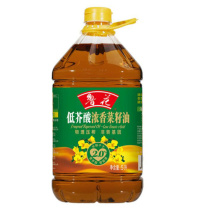 鲁花 食用油 低芥酸浓香菜籽油 非转基因 物理压榨 5L  (不含厦门市)