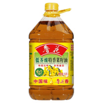 鲁花 食用油 低芥酸特香菜籽油 5L非转基因 物理压榨 5L