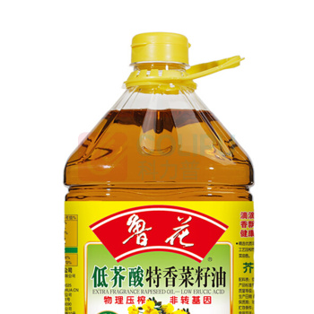 鲁花 低芥酸特香菜籽油 4L/桶 4桶/箱 (非转基因)