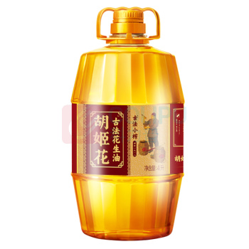 胡姬花 古法小榨花生油 4L/桶 4桶/箱