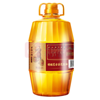 胡姬花 古法小榨花生油 4L/桶 4桶/箱